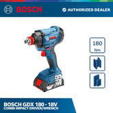 Bosch GDX 180 - 18V Combi Impact Driver/Wrench